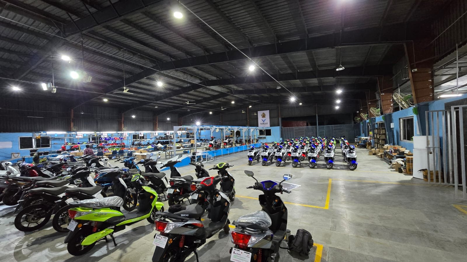 Electric vehicles on highways used for inter-city logistics